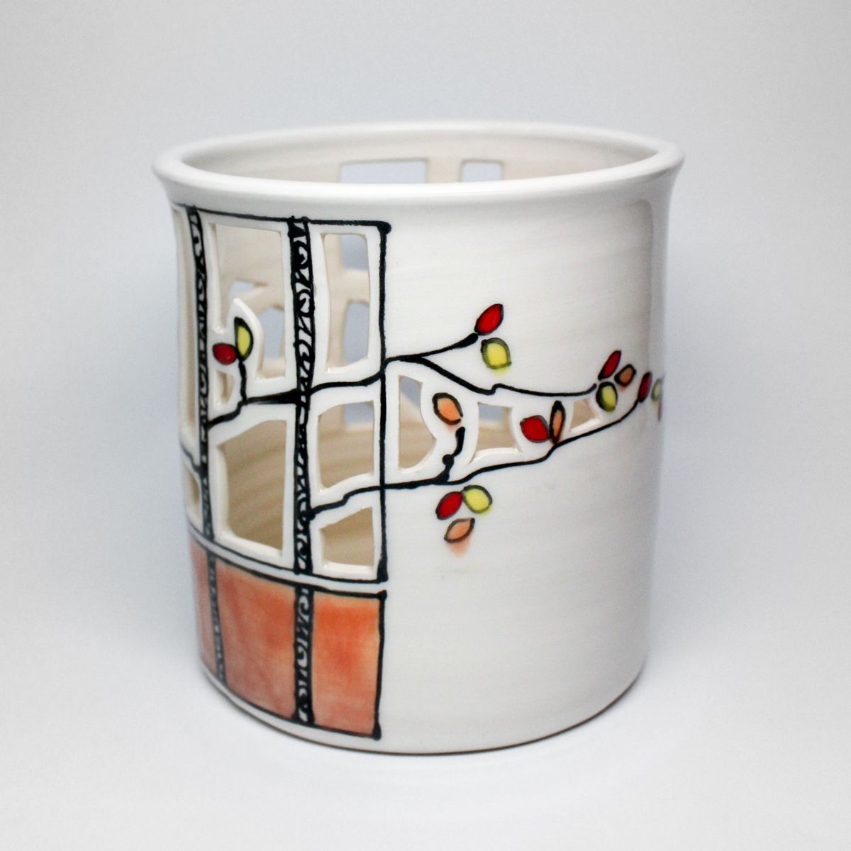 Cut-Out Candle Holder