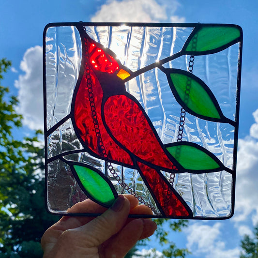 Stately Cardinal Panel