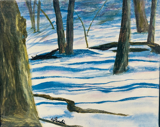 Woods In Winter- Artist Wendie Donabie