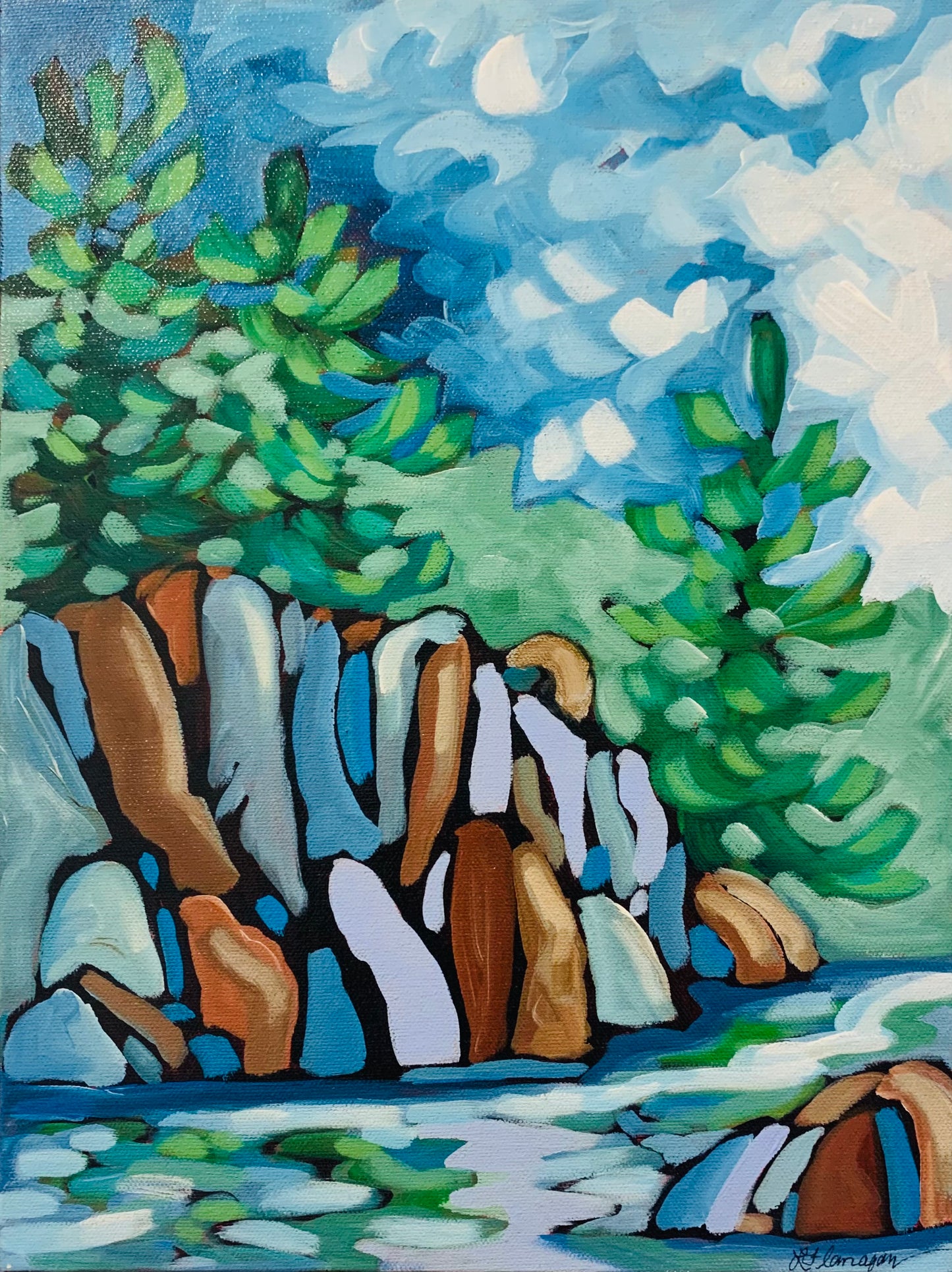 Rockface - Artist Lynda Flanagan