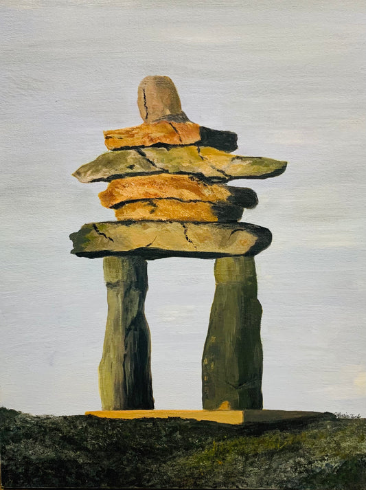 Inukshuk - Artist Cherin Harris Tuck