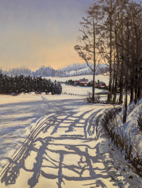 A Brisk Winter Day by Cherin Harris-Tuck