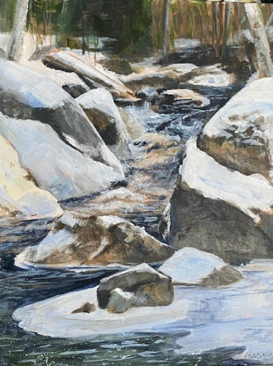 Bracebridge Winter, Sharp Creek by Marnie Wright