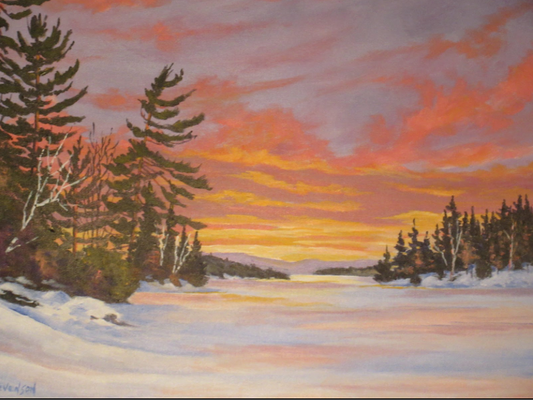 Sunset, Browning Island by Marion Stevenson