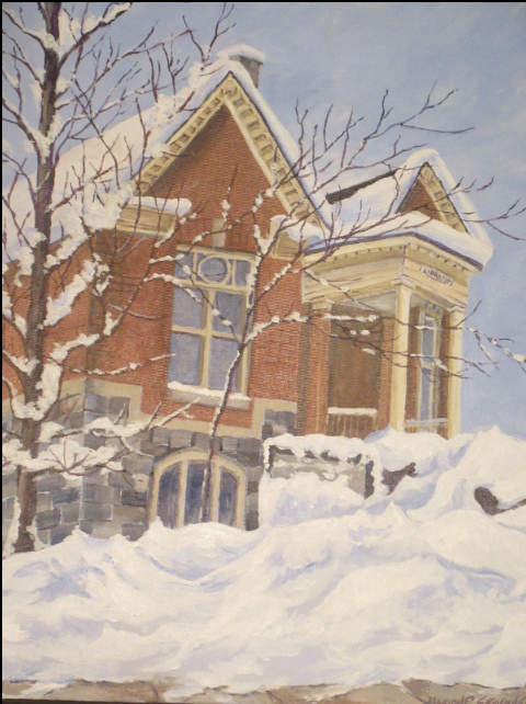 The Old Library, After the Storm by Marion Stevenson