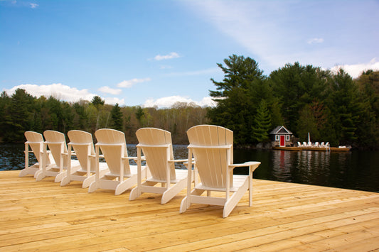 White Muskoka Chairs