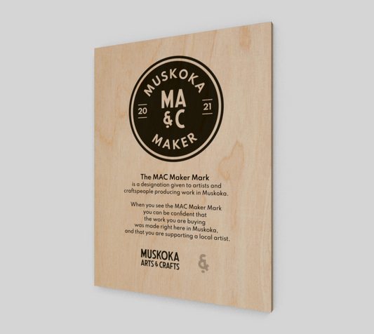 4-MMM Wood Plaque with Black Logo (12"x16")