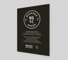 Load image into Gallery viewer, 6-MMM Wood Plaque with Black Background (12&quot;x16&quot;)
